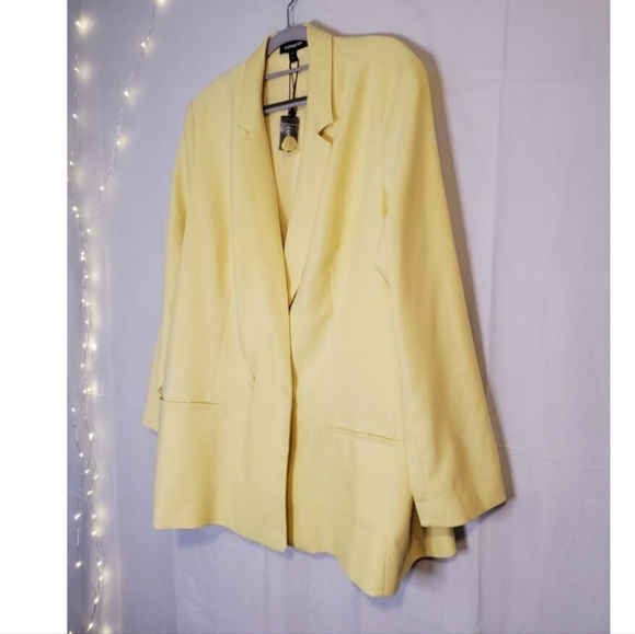 Express Jackets & Blazers - *Easter* Yellow 2pc Suit